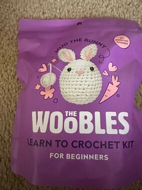 The Woobles Learn to Crochet Kit - Purple - The Woobles